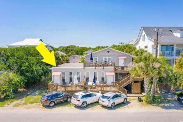 Salty Shack Unit C - Salty Shack - Dog Friendly Home - Across From The Beach - Central Location! Folly Beach Exterior photo